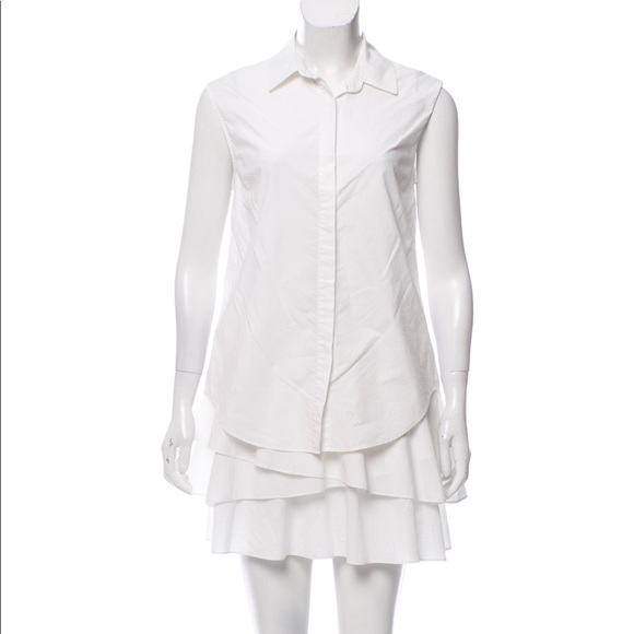 derek lam 10 crosby white dress